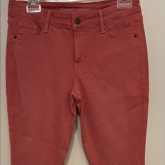 Old Navy Rockstar Skinny Jeans Pink - Picture 1 of 4